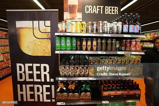 Premier Kathleen Wynne makes an announcement, alongside Minister Charles Sousa, at the Loblaws at 17 Leslie Street which is the first grocery store...