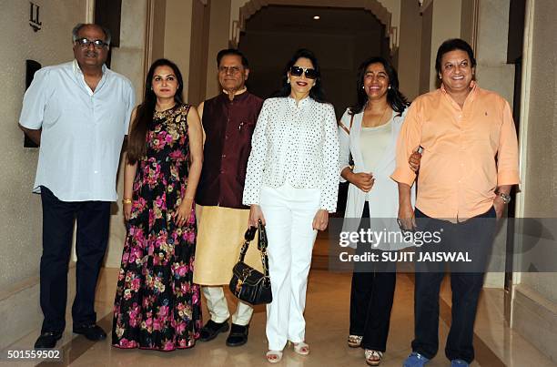 Indian Bollywood producer and director Boney Kapoor, actress and politician Jaya Prada, politician Subbirami Reddy,actress Simi Garewal, producers...