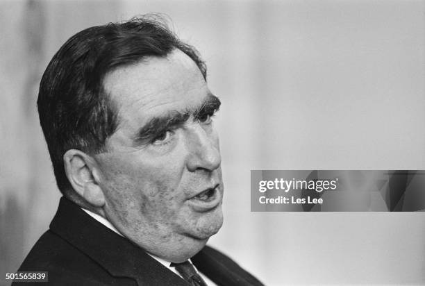 British Labour Minister of Defence, Dennis Healey, 25th March 1969.