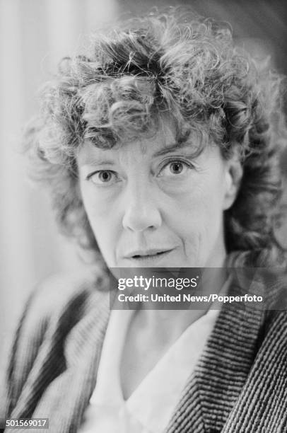 English actress Eileen Atkins in London on 21st June 1985.