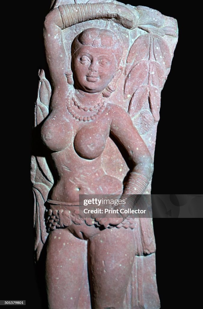 A yakshi (tree-goddess) from a Jain Stupa, 2nd century.