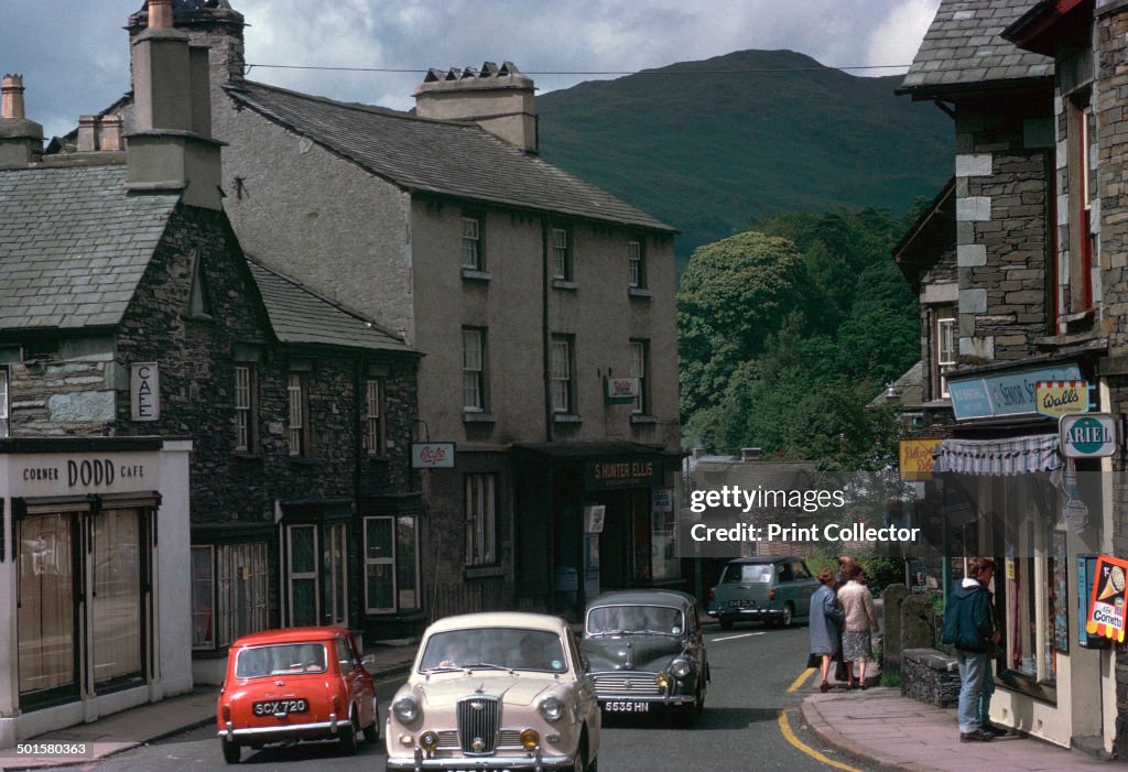 Main street in Ambleside, looking north.