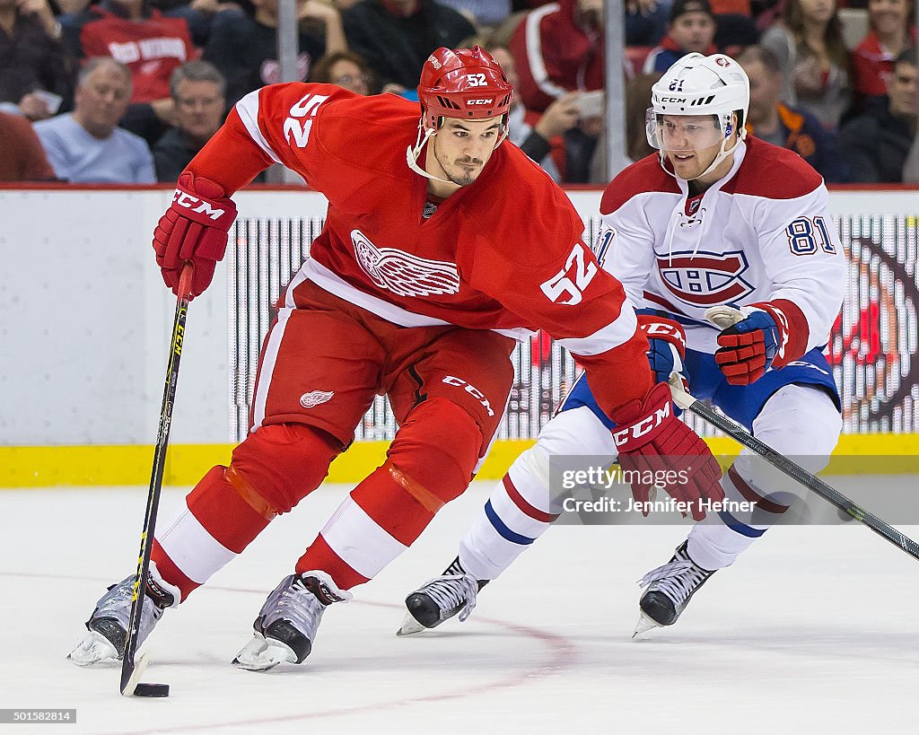 Montreal Canadiens v Detroit Red Wings