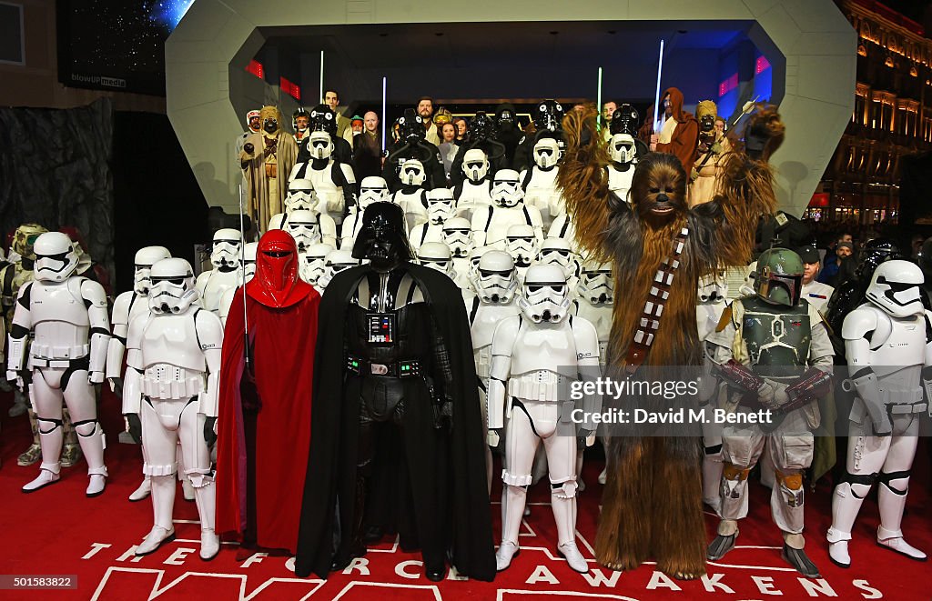"Star Wars: The Force Awakens" - European Film Premiere - VIP Arrivals