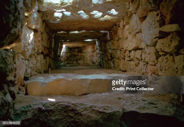Menorca Naveta d'es Tudons, interior view of the upper storey, c.2000 BC