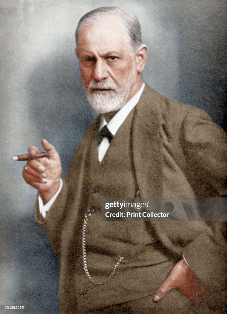 Sigmund Freud (1856-1939), Austrian neurologist.