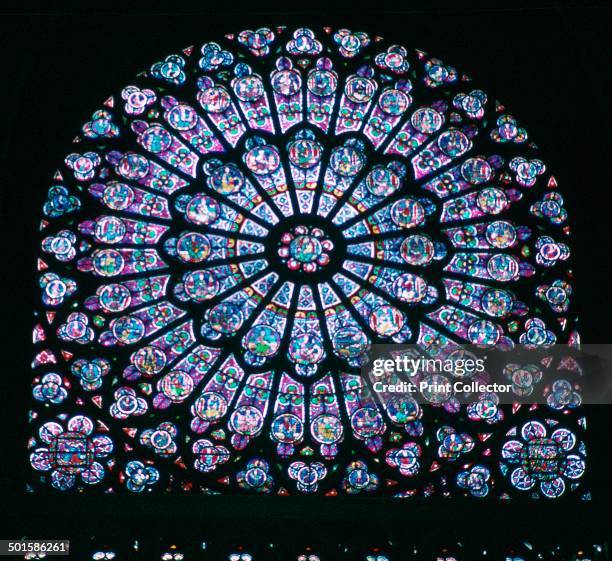 Rose window in Notre Dame, 14th century.