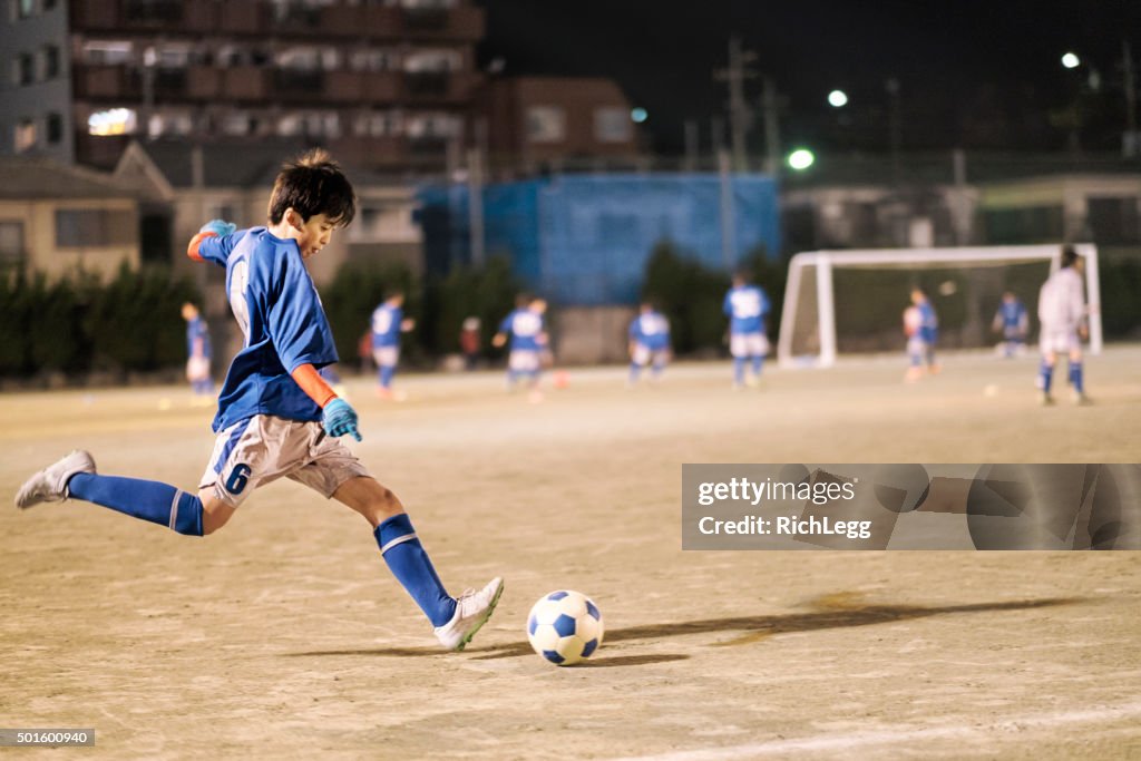 Youth Soccer Player in Tokyo Japan
