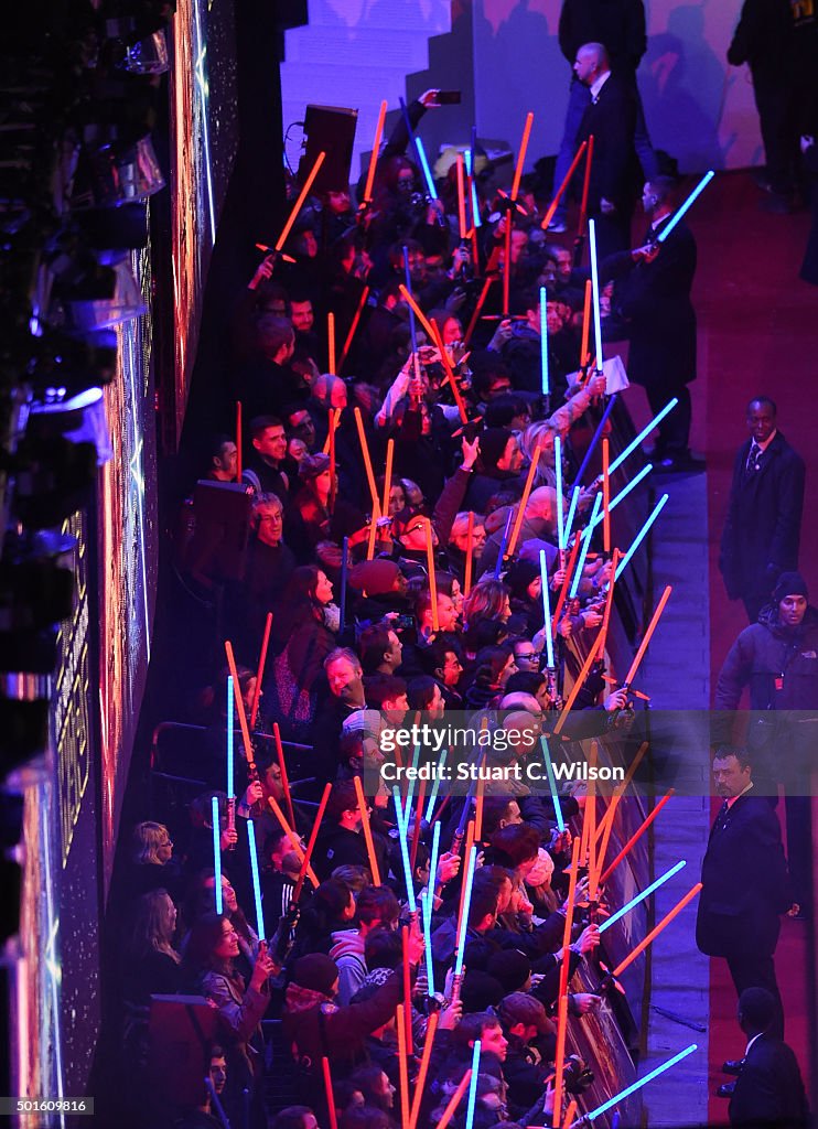 "Star Wars: The Force Awakens" - European Film Premiere - Red Carpet Arrivals