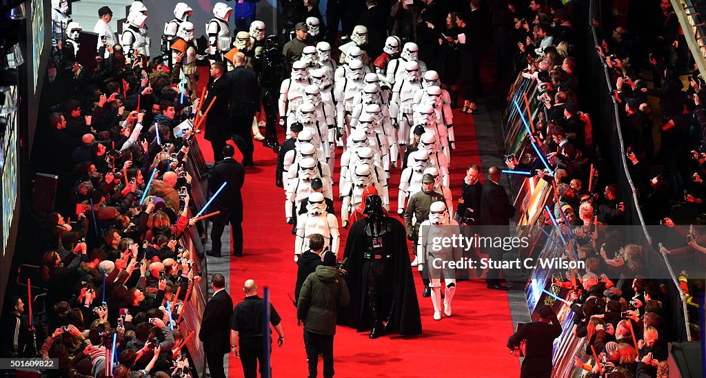 "Star Wars: The Force Awakens" - European Film Premiere - Red Carpet Arrivals