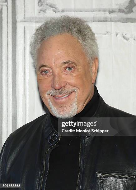 Singer Tom Jones attends AOL Build Presents Tom Jones, "Long Lost Suitcase" at AOL Studios In New York on December 16, 2015 in New York City.