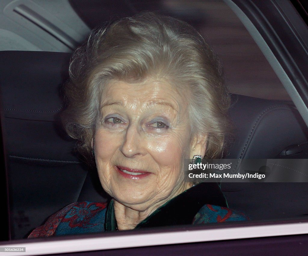 Annual Buckingham Palace Christmas Lunch Hosted By The Queen