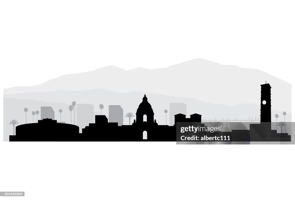 Pasadena California Cityscape