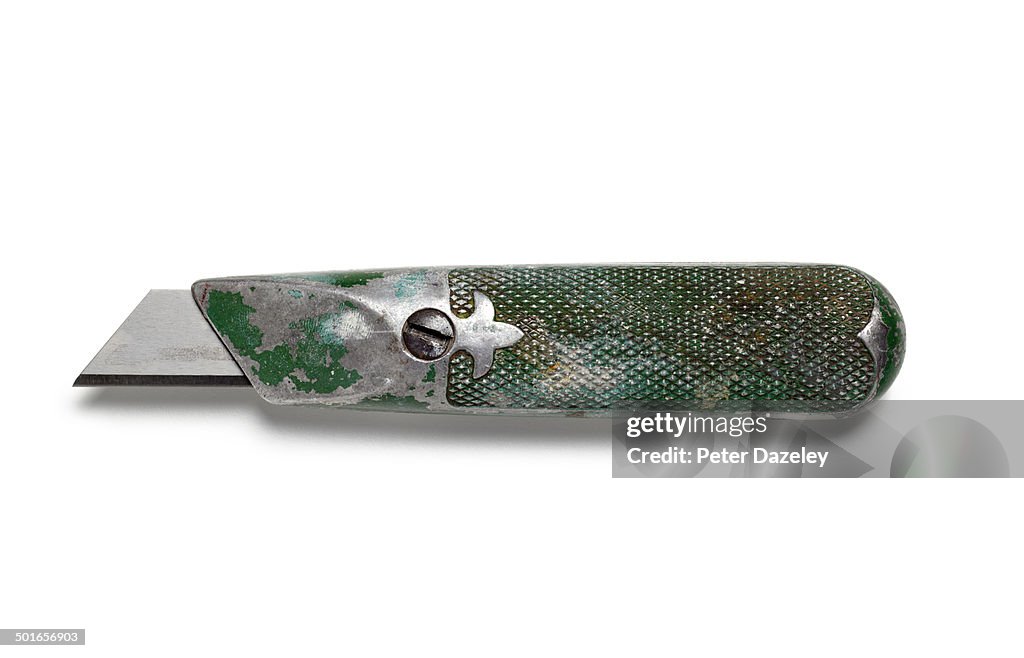 Craft knife close-up