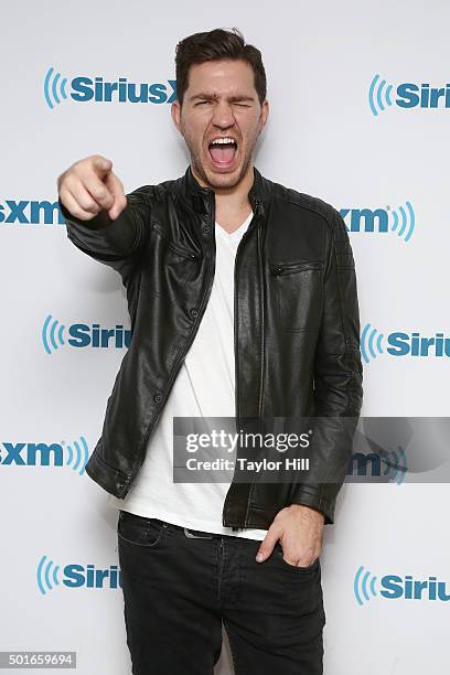 Musician Andy Grammer visits the SiriusXM Studios on December 16, 2015 in New York City.