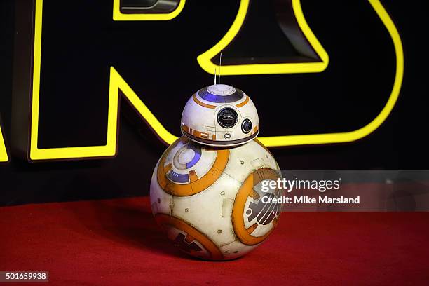 Attends the European Premiere of "Star Wars: The Force Awakens" at Leicester Square on December 16, 2015 in London, England.