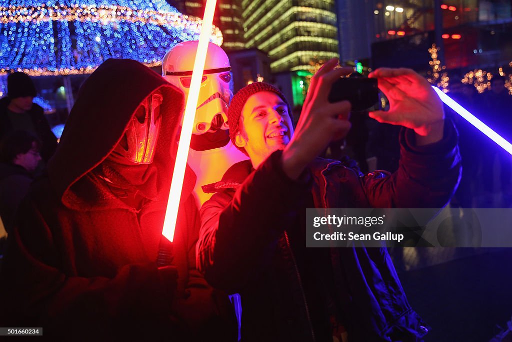 Fans Attend "Star Wars: The Force Awakens" In Berlin