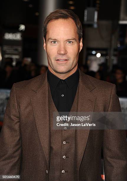 Actor BoJesse Christopher attends the premiere "Point Break" at TCL Chinese Theatre on December 15, 2015 in Hollywood, California.