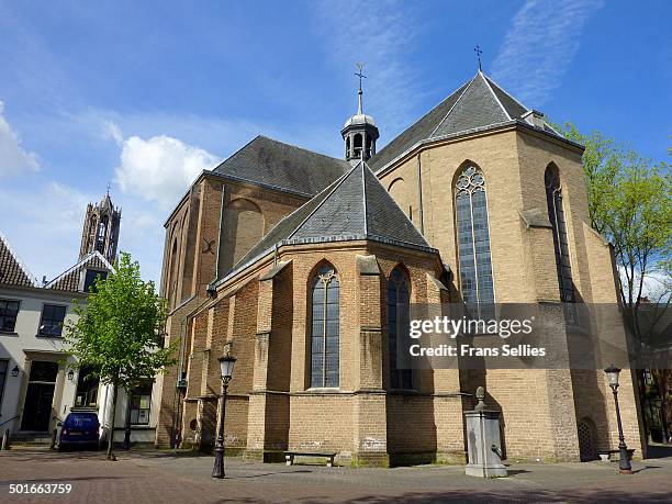 pieterskerk (st. peter's) in utrecht - utrecht stock-fotos und bilder