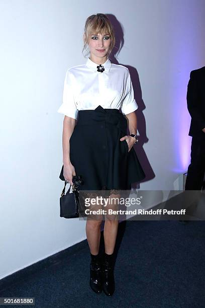 Actress Pauline Lefevre, wearing Van Cleef & Arpels jewelry, attends the Annual Charity Dinner hosted by the AEM Association Children of the World...