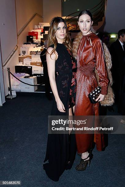 Bianca Brandolini d'Adda and Lily McMenamy attend the Annual Charity Dinner hosted by the AEM Association Children of the World for Rwanda. Held at...