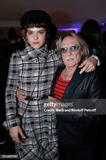 Singer Soko and Singer Christophe attend the Annual Charity Dinner hosted by the AEM Association Children of the World for Rwanda. Held at Espace...