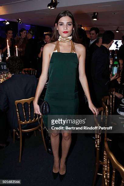 Actress Alma Jodorowsky, dressed in Nina Ricci, attends the Annual Charity Dinner hosted by the AEM Association Children of the World for Rwanda....