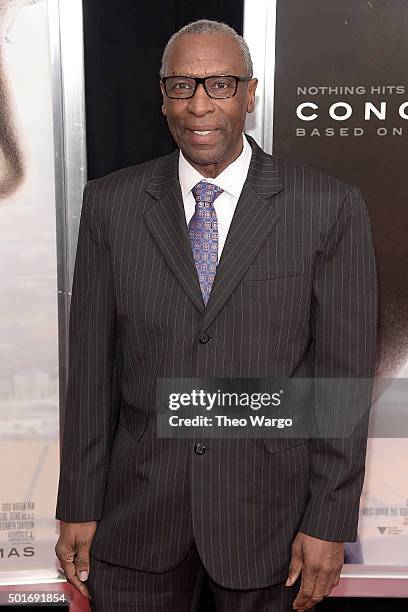 Floyd H. Flake attends the"Concussion" New York Premiere at AMC Loews Lincoln Square on December 16, 2015 in New York City.