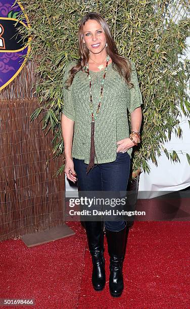 Contestant Kimmi Kappenberg attends CBS's "Survivor: Cambodia - Second Chance" photo op at CBS Televison City on December 16, 2015 in Los Angeles,...