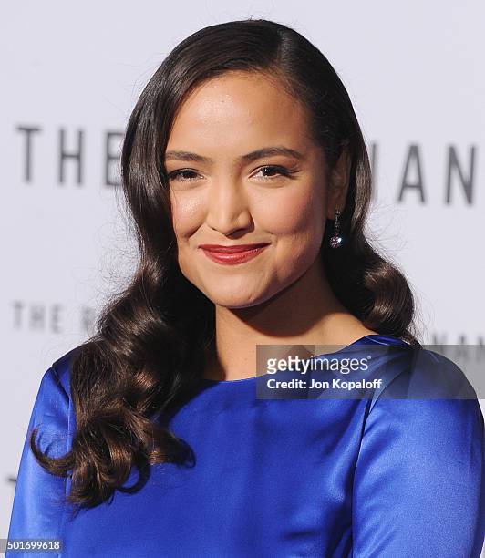 Actress Grace Dove arrives at the Los Angeles Premiere "The Revenant" at TCL Chinese Theatre on December 16, 2015 in Hollywood, California.