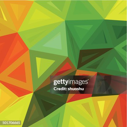 Abstract 3D color triangle pattern background Abstract 3D color triangle pattern background