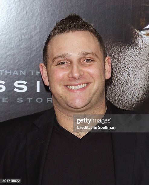 Chef Chris Nirschel attends the "Concussion" New York premiere at AMC Loews Lincoln Square on December 16, 2015 in New York City.