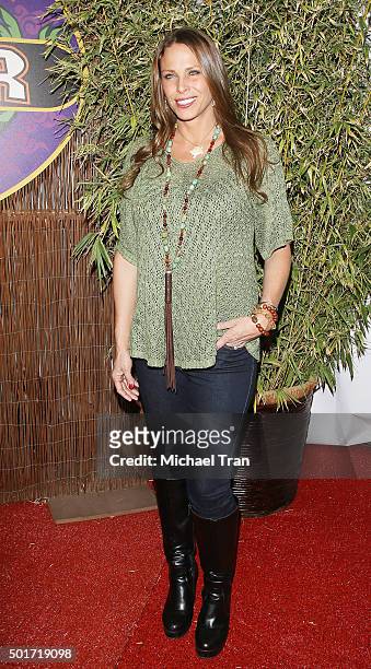 Kimmi Kappenberg attends the CBS's "Survivor: Cambodia - Second Chance" photo op held at CBS Television City on December 16, 2015 in Los Angeles,...
