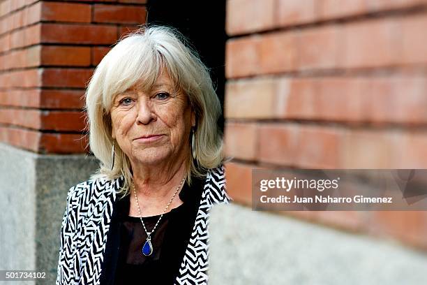 Margarethe Von Trotta poses during 'El Mundo Abandonado' presentation at Golem Cinema on December 17, 2015 in Madrid, Spain.