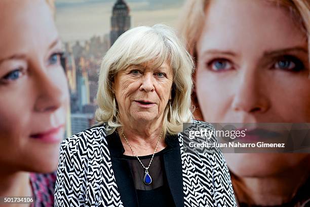 Margarethe Von Trotta attends 'El Mundo Abandonado' photocall at Golem Cinema on December 17, 2015 in Madrid, Spain.