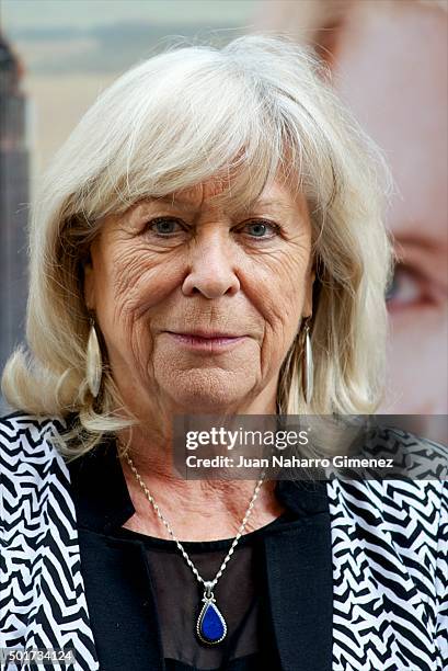 Margarethe Von Trotta attends 'El Mundo Abandonado' photocall at Golem Cinema on December 17, 2015 in Madrid, Spain.