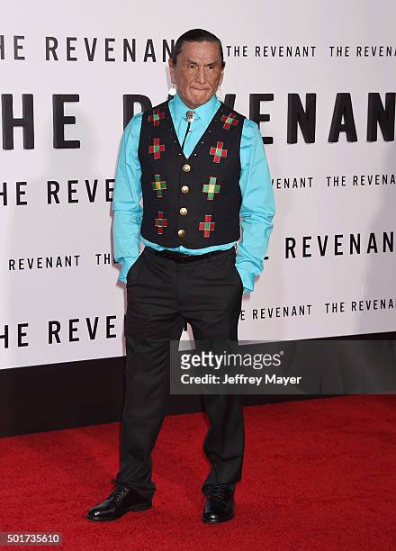 Actor Duane Howard arrives at the Premiere of 20th Century Fox And Regency Enterprises' 'The Revenant' at TCL Chinese Theatre on December 16, 2015 in...
