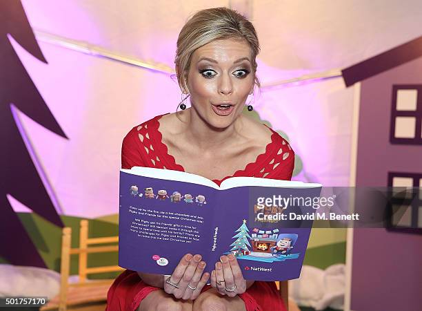 Rachel Riley opens the Natwest Family Fun Zone at Winter at Southbank Centre to raise funds for Evelina London Children's Hospital on December 17,...