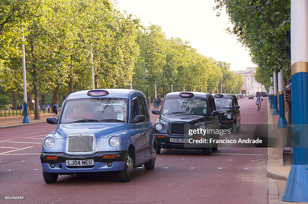 London Taxis Avenue in the Mall  London