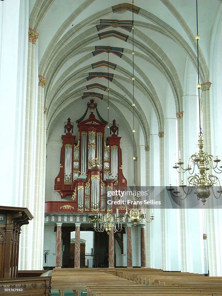 The organ in St. James' church (Jacobikerk)