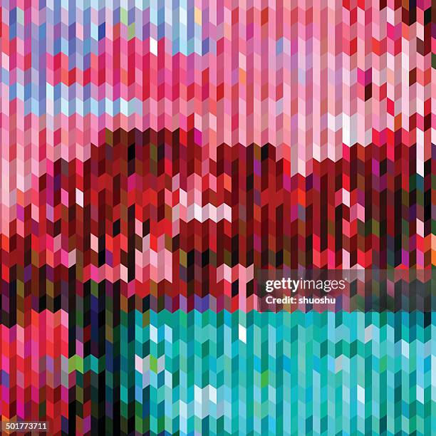 abstract color stripe pattern background - right first time stock illustrations