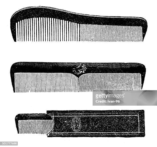 comb - ceremonial make up stock illustrations