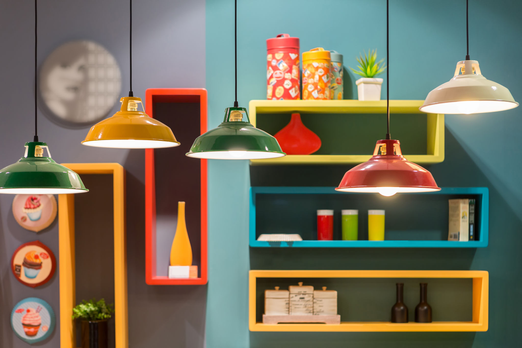 vibrant color home decor