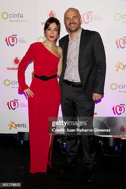 Mar Amate and Javier Nieves attend 'Pie Derecho' Awards 2015 at Callao Cinema on December 17, 2015 in Madrid, Spain.