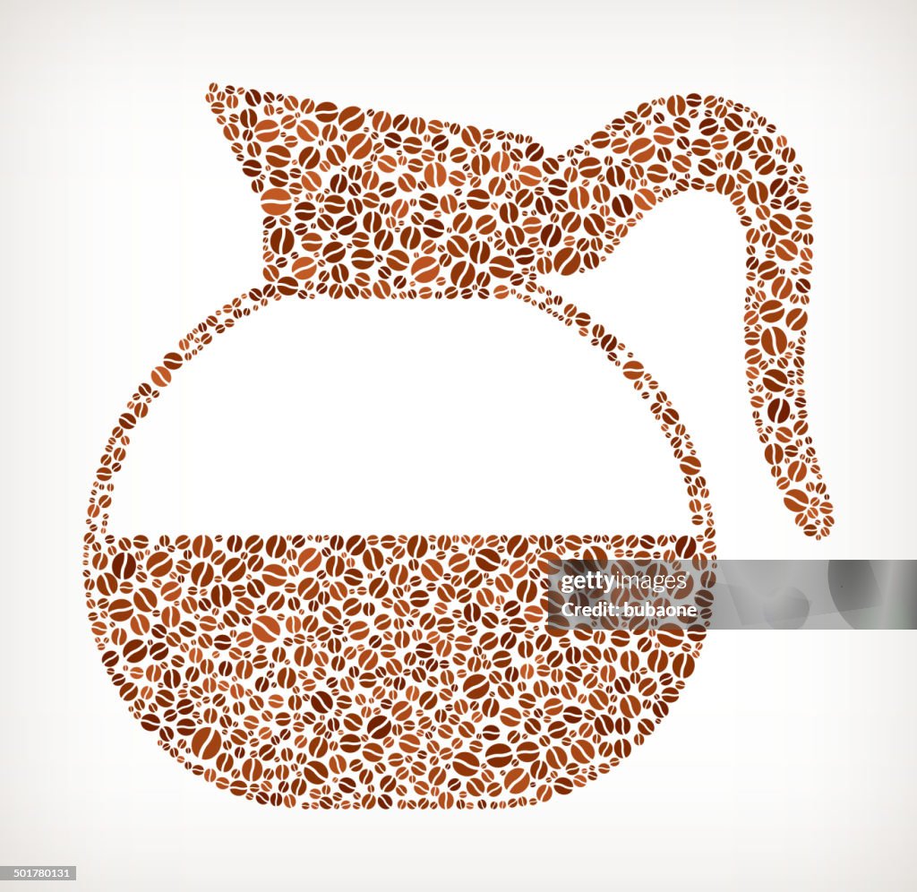 Coffee Pot Bean Pattern