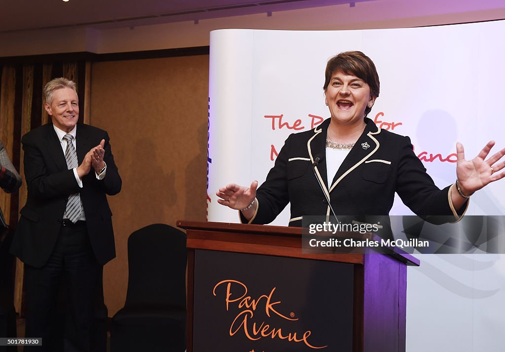 Arlene Foster Becomes First Female Leader Of The DUP