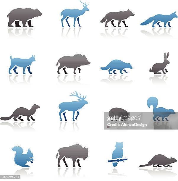 Wild Animals Icon Set High-Res Vector Graphic - Getty Images