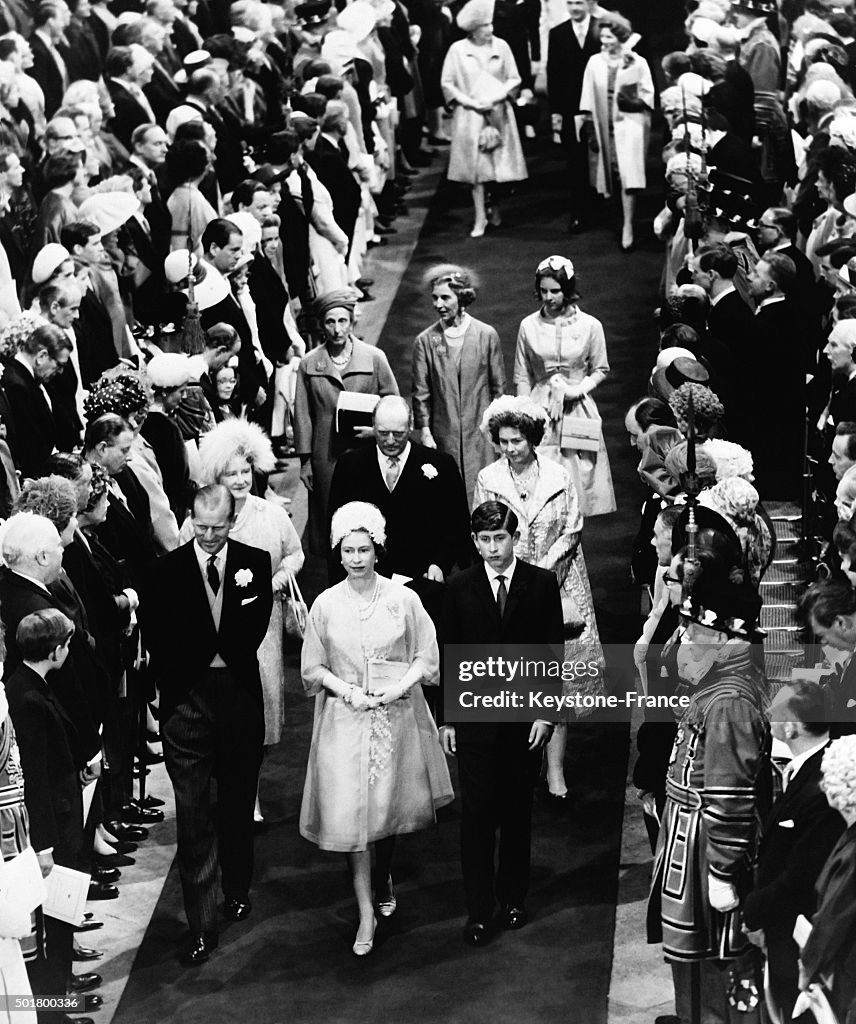 Wedding Of Princess Alexandra Of Kent With The Honourable Angus Ogilvy At Westminster Abbey