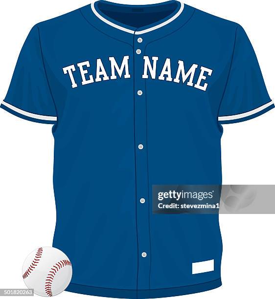 stockillustraties, clipart, cartoons en iconen met baseball jersey - honkbaltenue