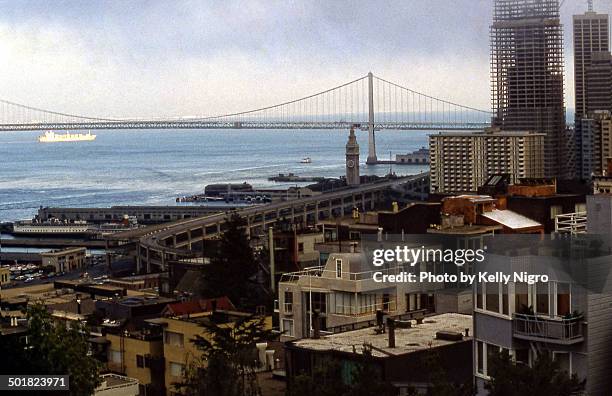 the embarcadero in san francisco, california - embarcadero center stock-fotos und bilder